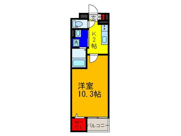 エクセレントⅢ藤田の物件間取画像